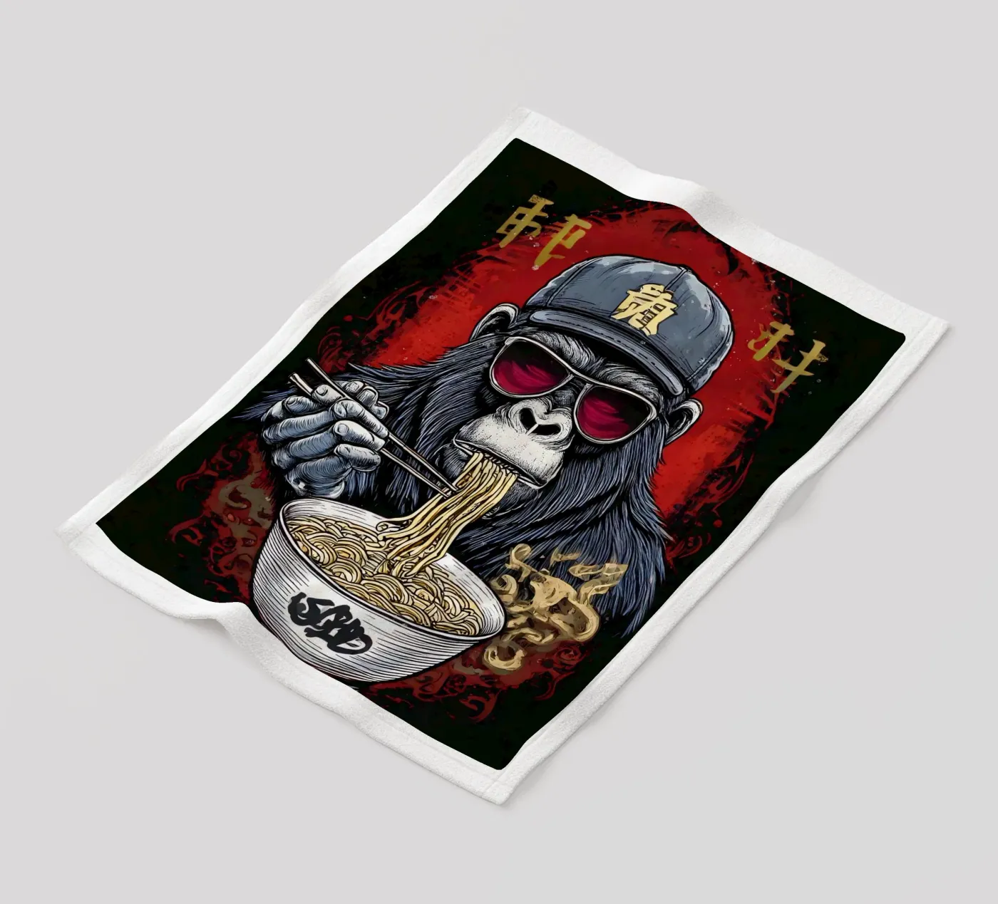 foul Monkey Fleecedecke von tylerstudio