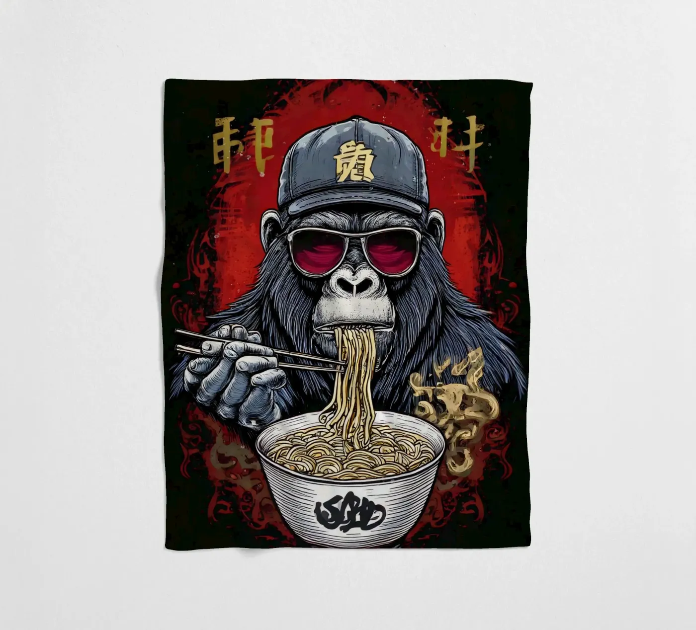 foul Monkey fleecedeken van tylerstudio