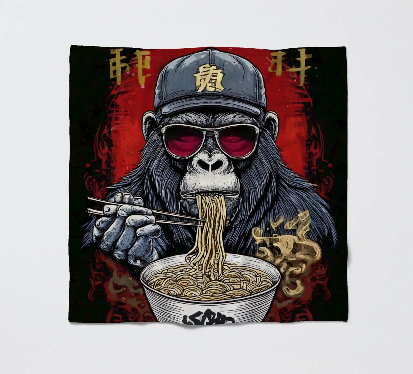 foul Monkey Fleecedecke von tylerstudio