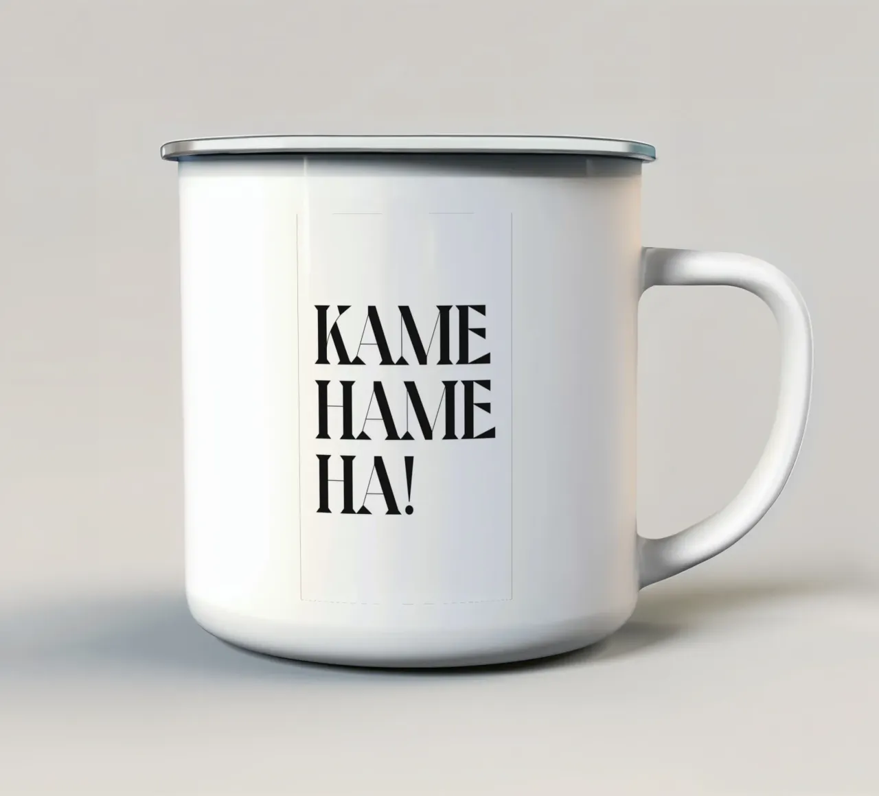 KAME HAME HA tazza in smalto da n.4