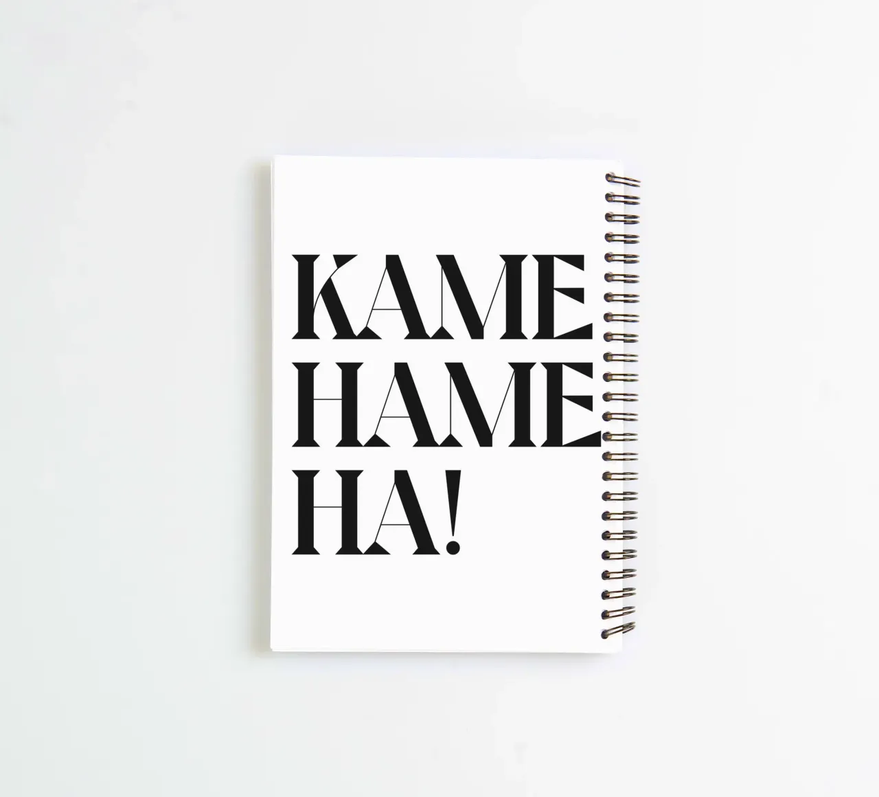 KAME HAME HA spiral notebook by n.4