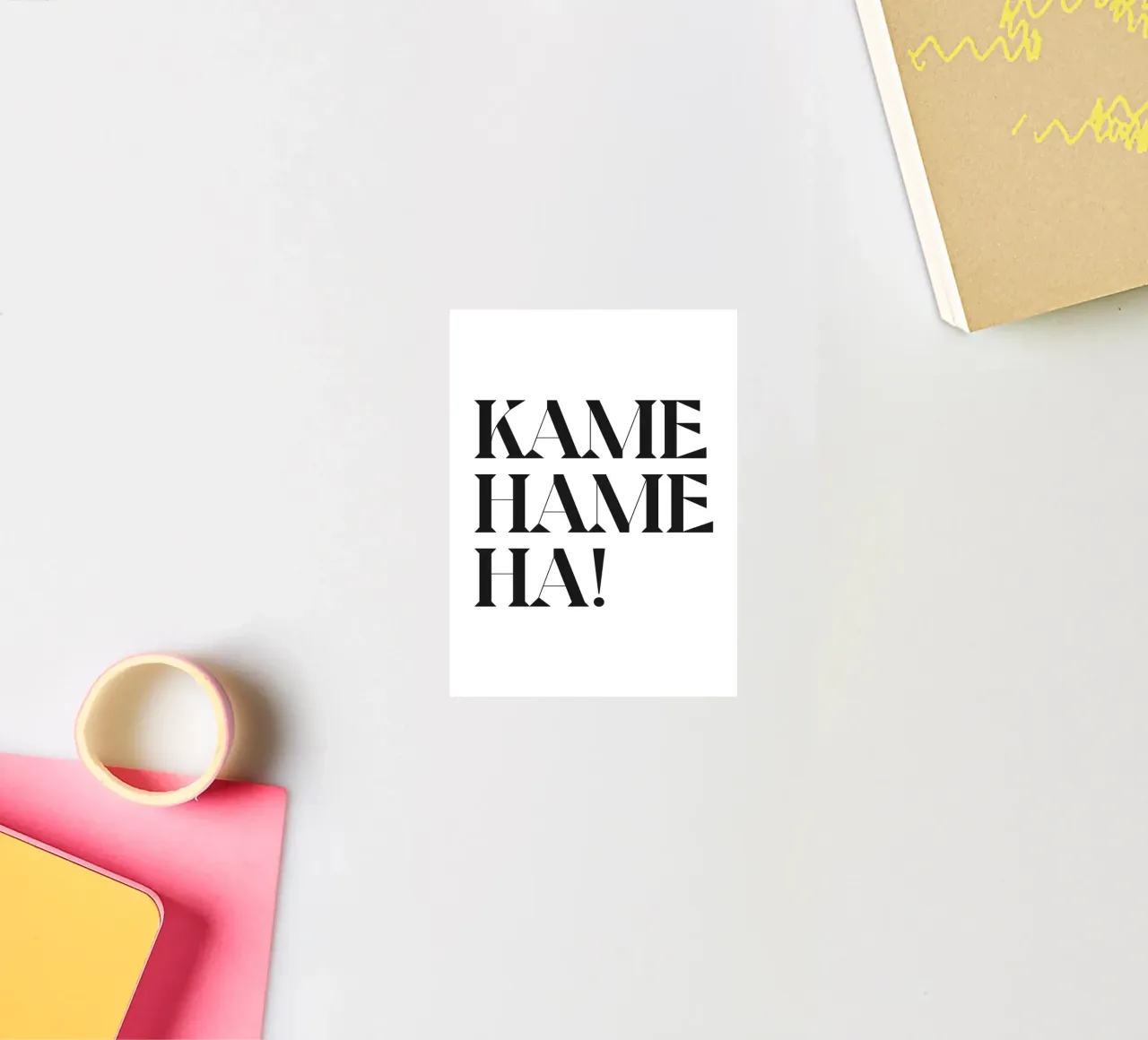 KAME HAME HA sticker by n.4