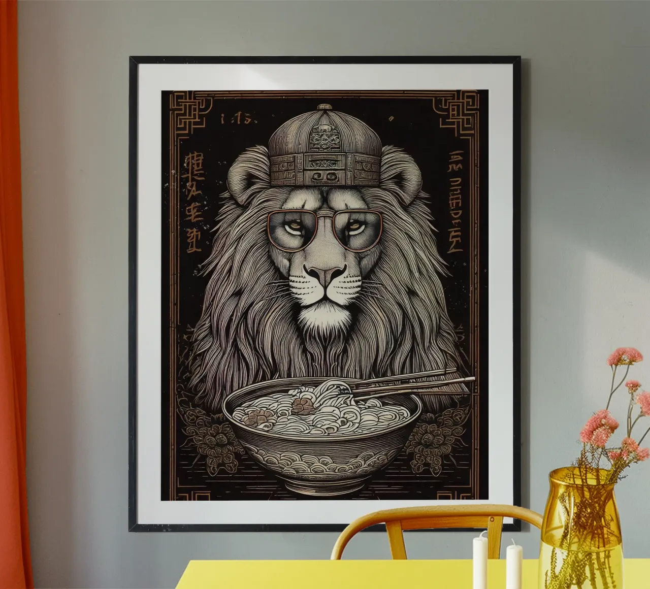 Lion cool poster da tylerstudio