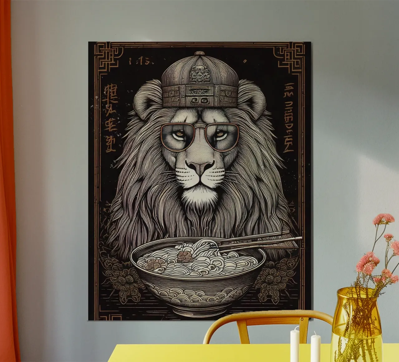 Lion cool poster da tylerstudio