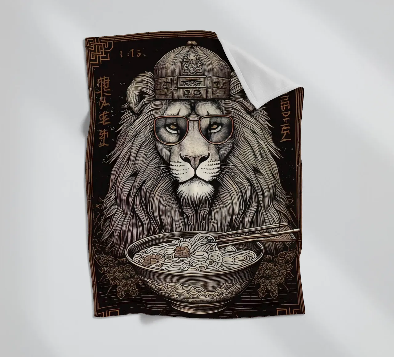Lion cool coperta in pile da tylerstudio