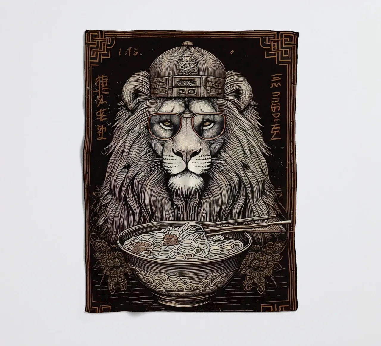 Lion cool coperta in pile da tylerstudio