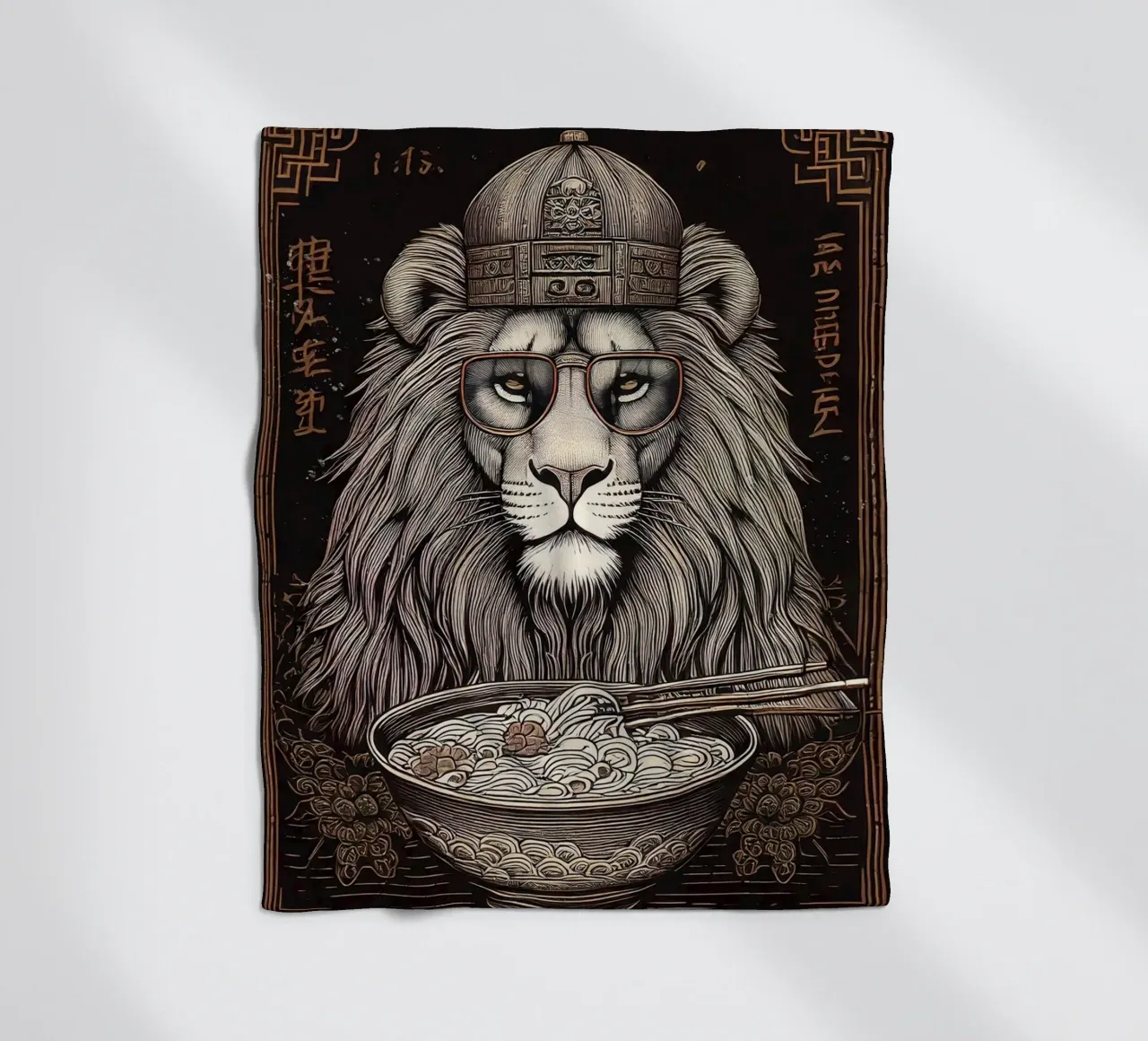 Lion cool coperta in pile da tylerstudio