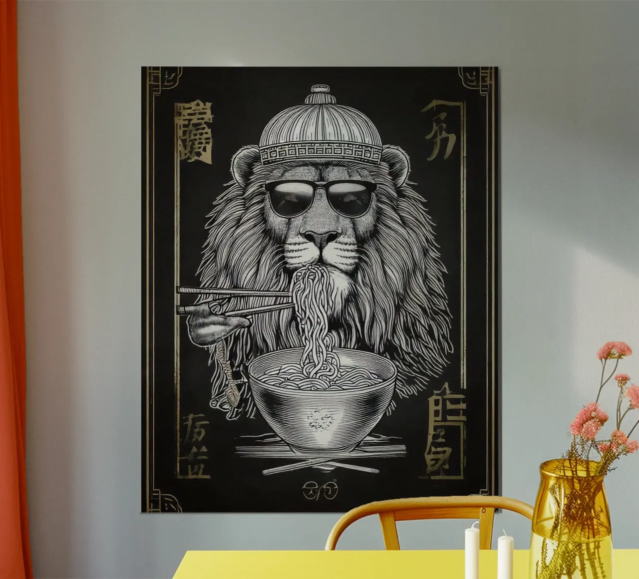Lion freedom carta hahnemühle da tylerstudio