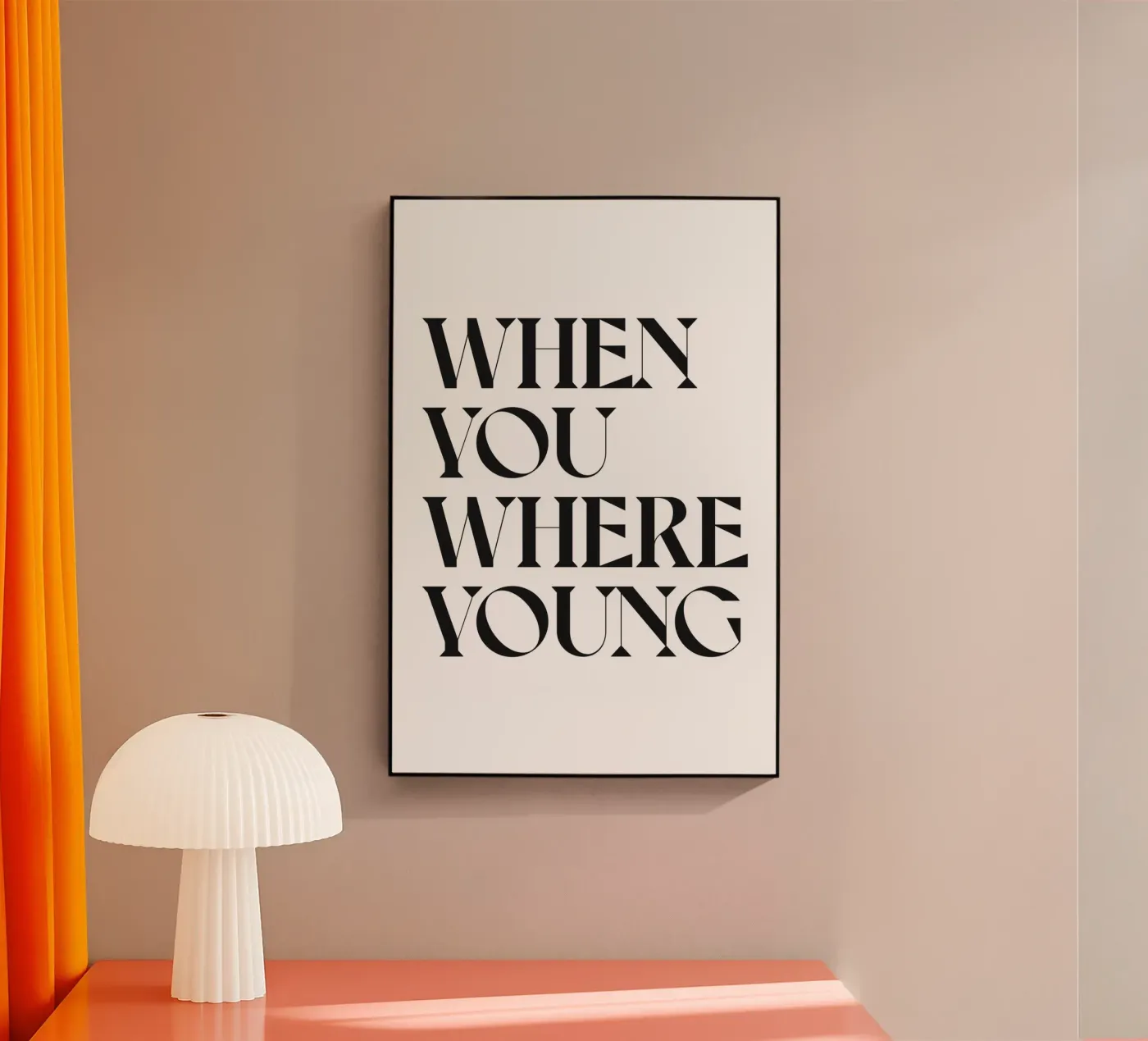 QUANDO ERI GIOVANE plexiglass da n.4