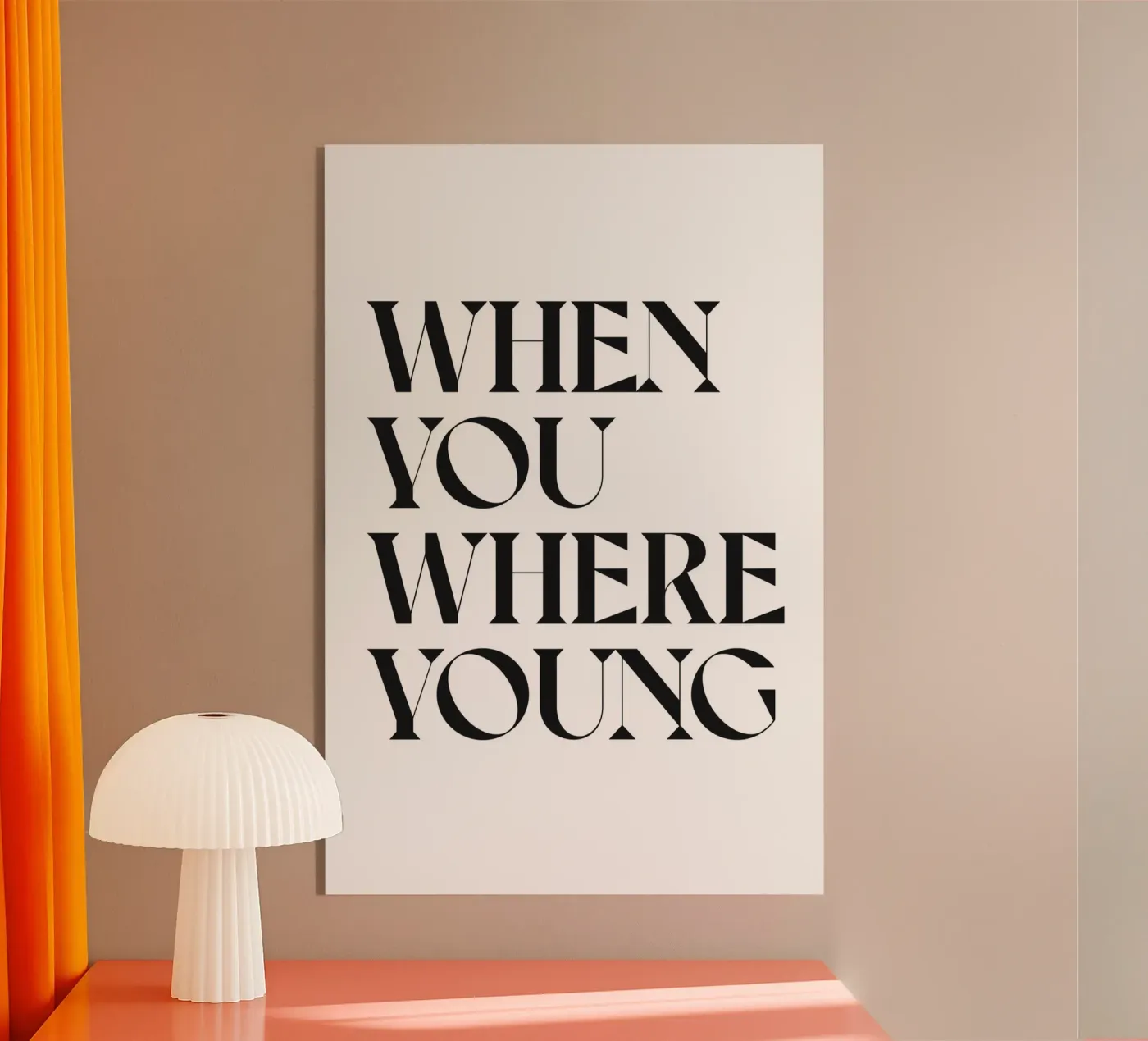 QUANDO ERI GIOVANE plexiglass da n.4