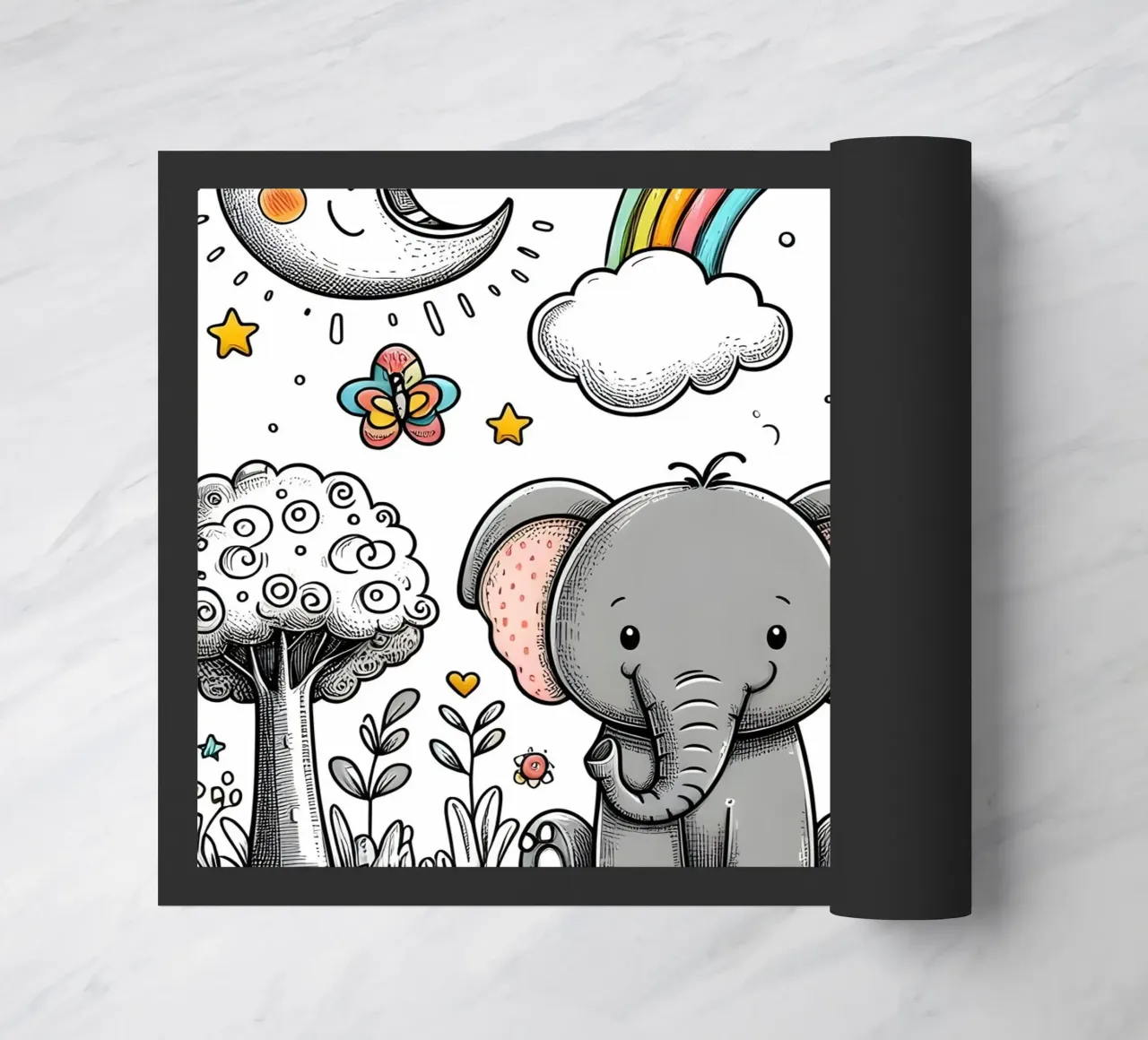 Elephant doormat by hunde-katzen-tiere