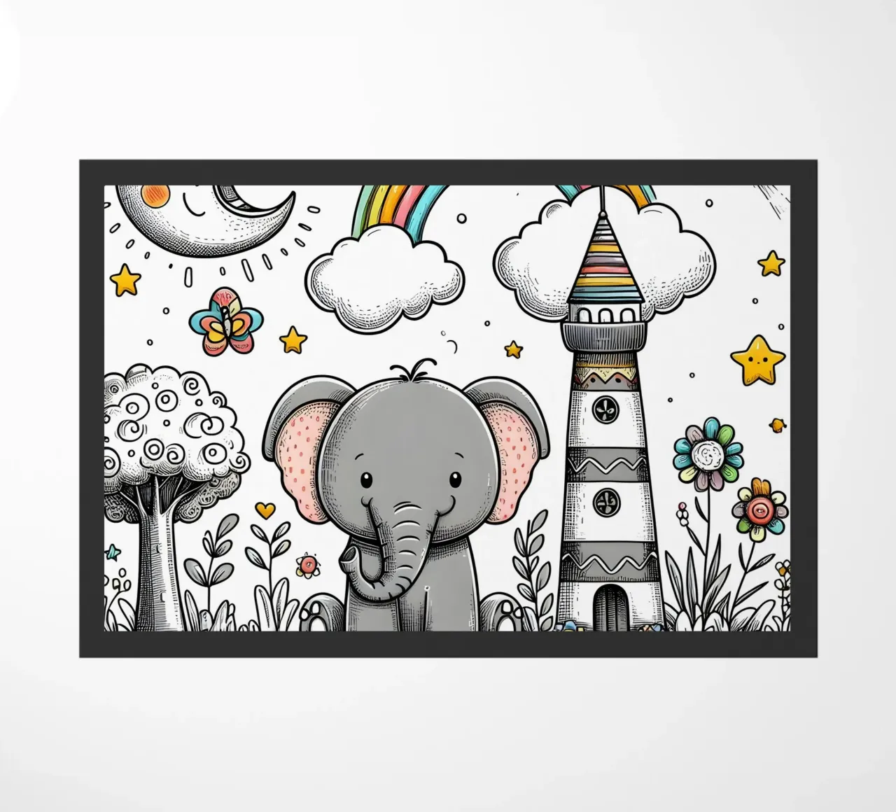 Elephant doormat by hunde-katzen-tiere