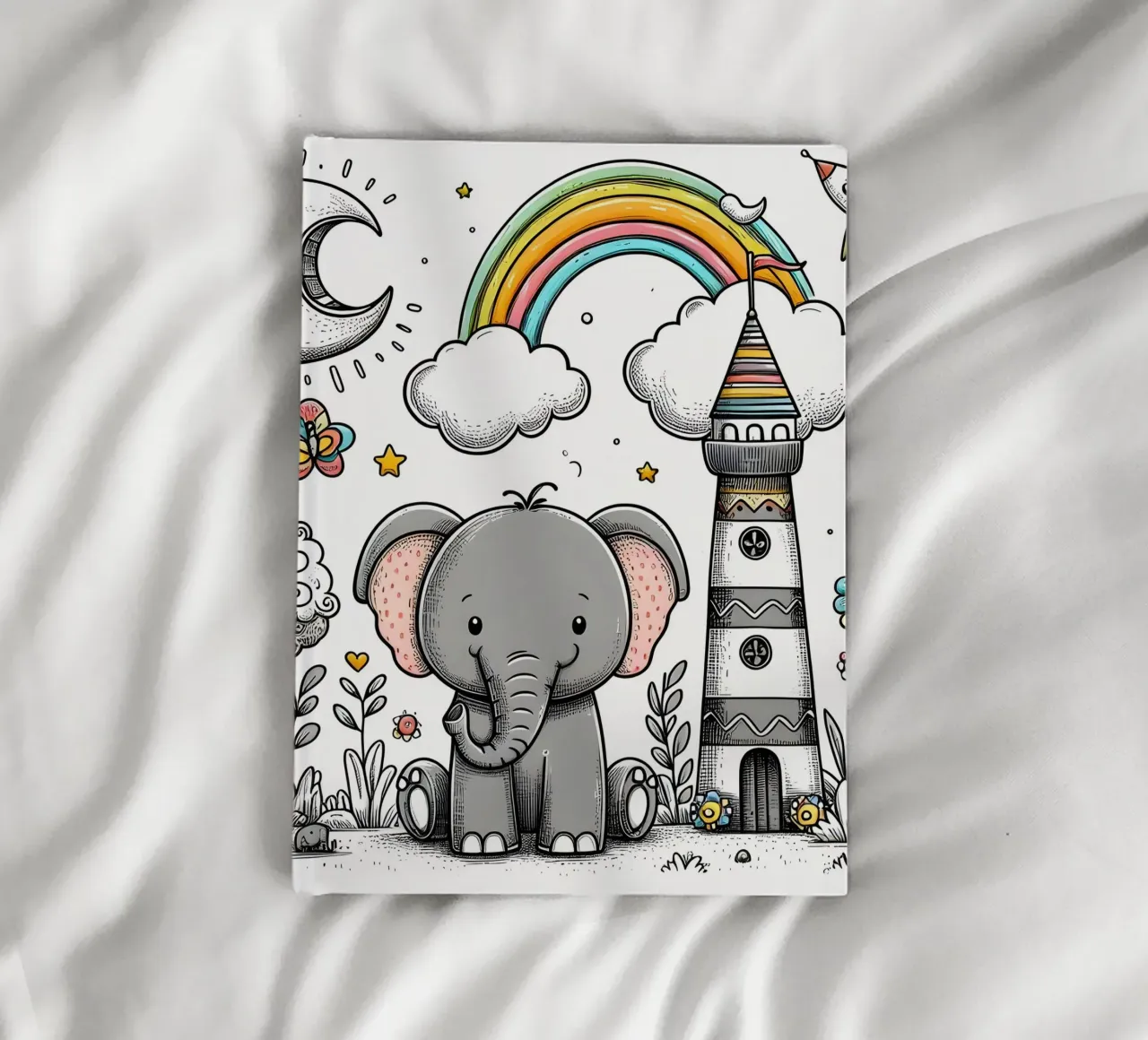 Elephant notebook by hunde-katzen-tiere