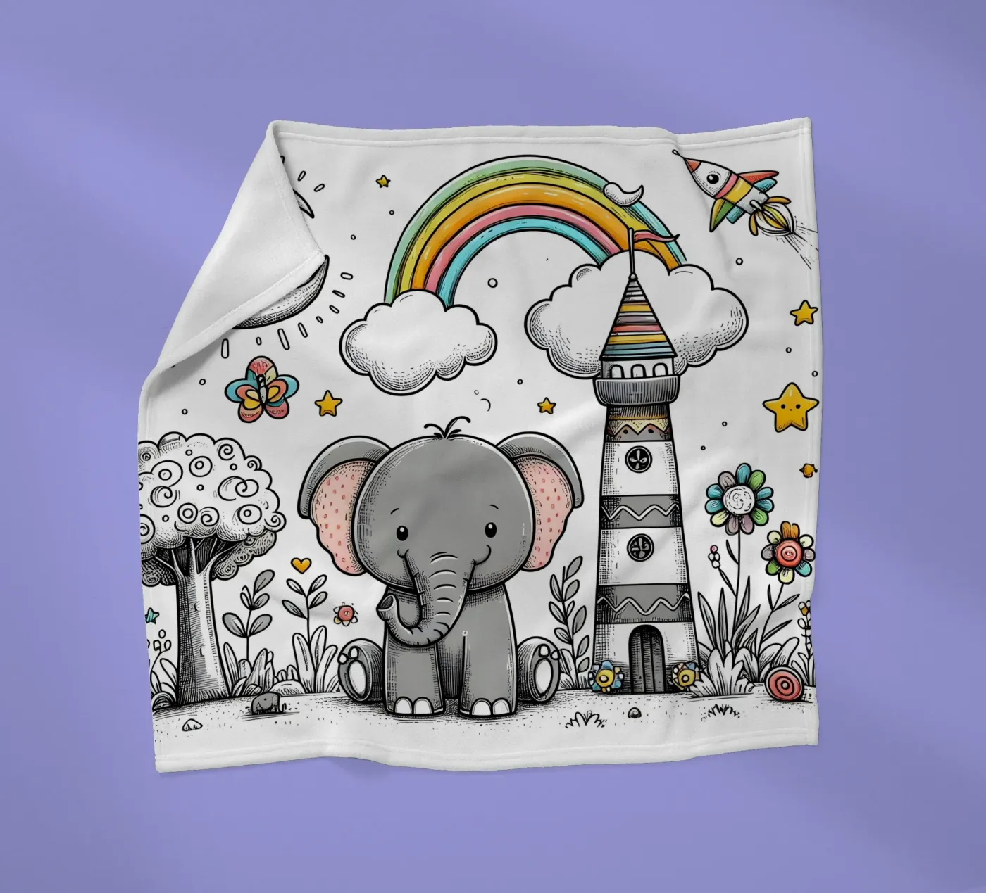 Elephant Fleecedecke von hunde-katzen-tiere