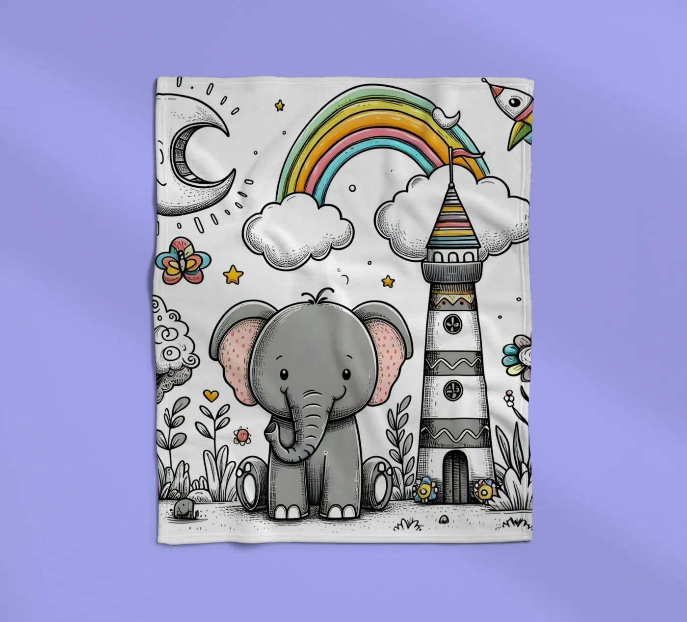 Elephant Fleecedecke von hunde-katzen-tiere