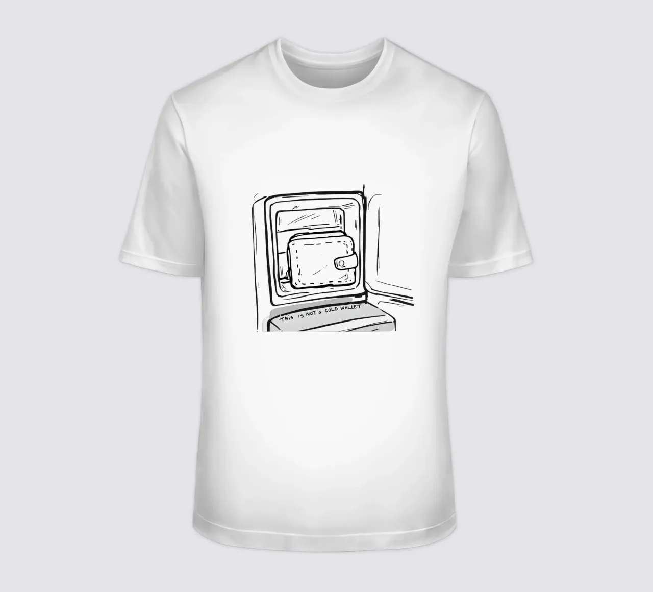 Cold Wallet NOT t-shirt da Crypto_Jungle