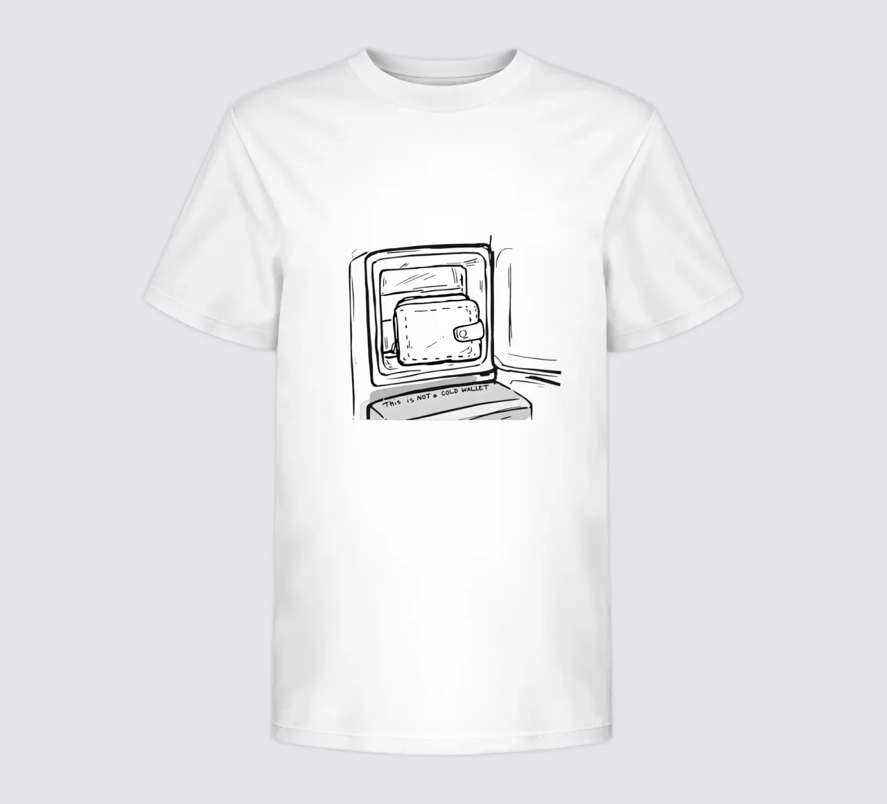Cold Wallet NOT t-shirt bambini da Crypto_Jungle
