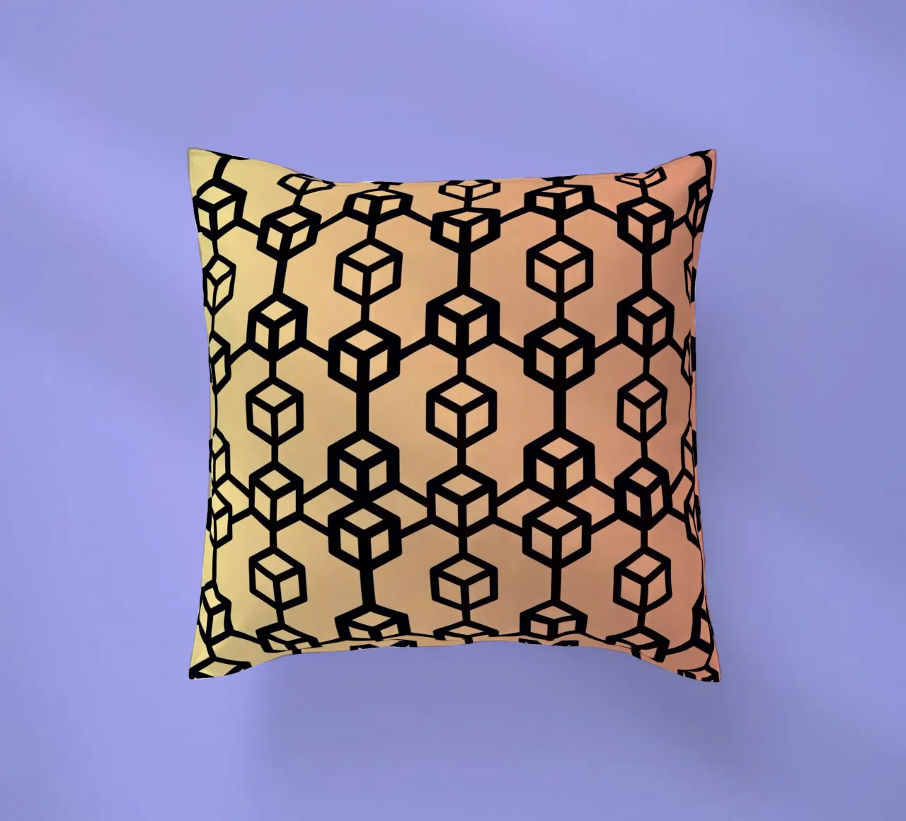 TheBloCk_X_BTC decorative cushion by Crypto_Jungle