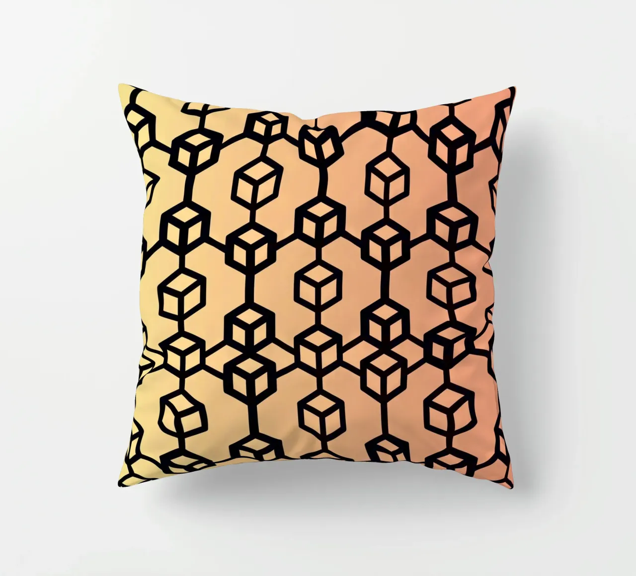TheBloCk_X_BTC decorative cushion by Crypto_Jungle