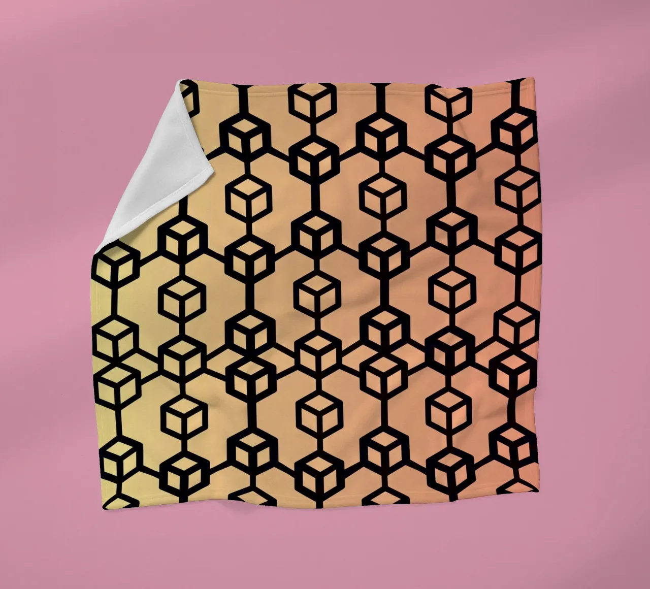 TheBloCk_X_BTC fleece blanket by Crypto_Jungle