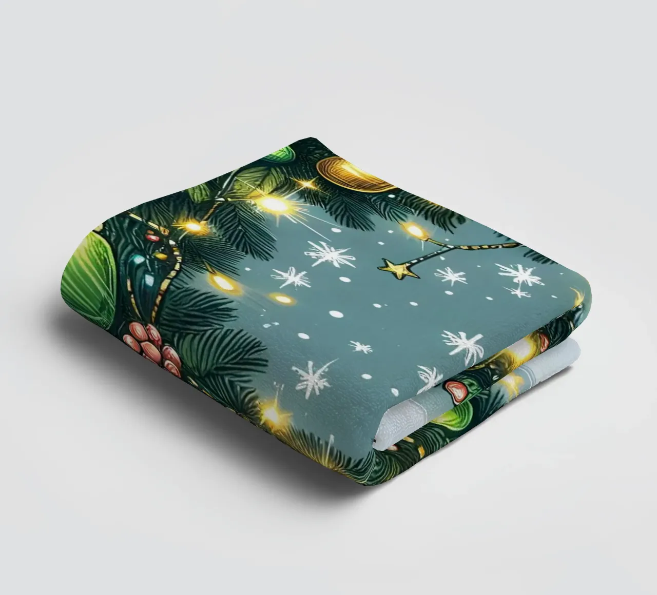 KERSTKRANS badhanddoek van ARTOMATIC