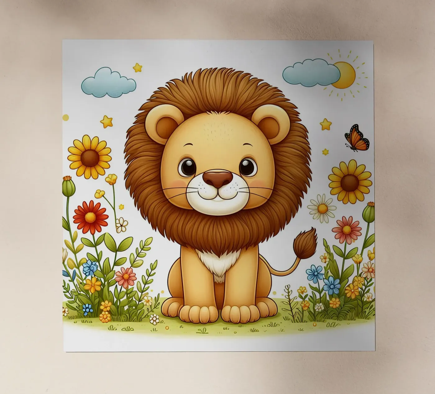 Leone pellicola backlit da hunde-katzen-tiere