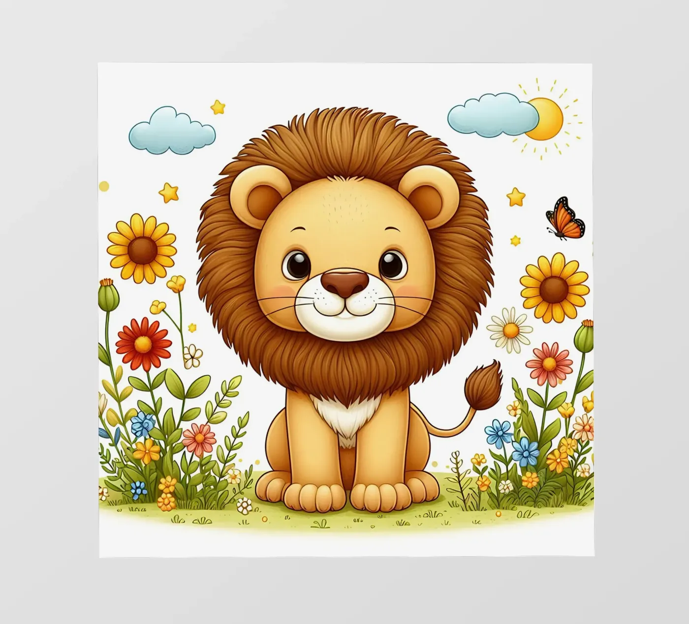 Leone pellicola backlit da hunde-katzen-tiere
