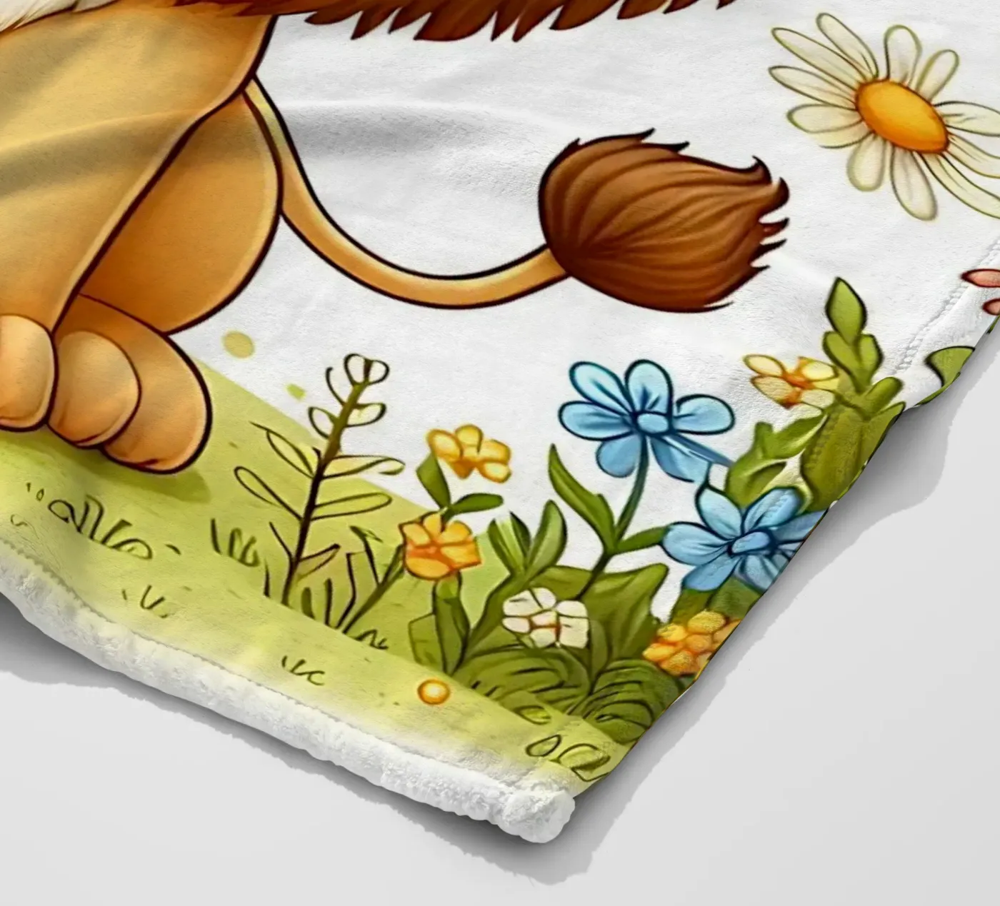 Löwe Fleecedecke von hunde-katzen-tiere