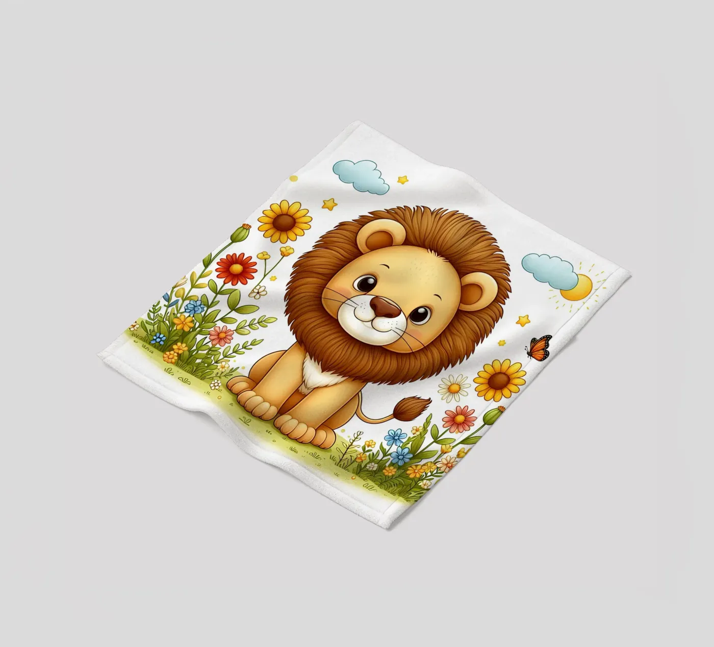 Löwe Fleecedecke von hunde-katzen-tiere