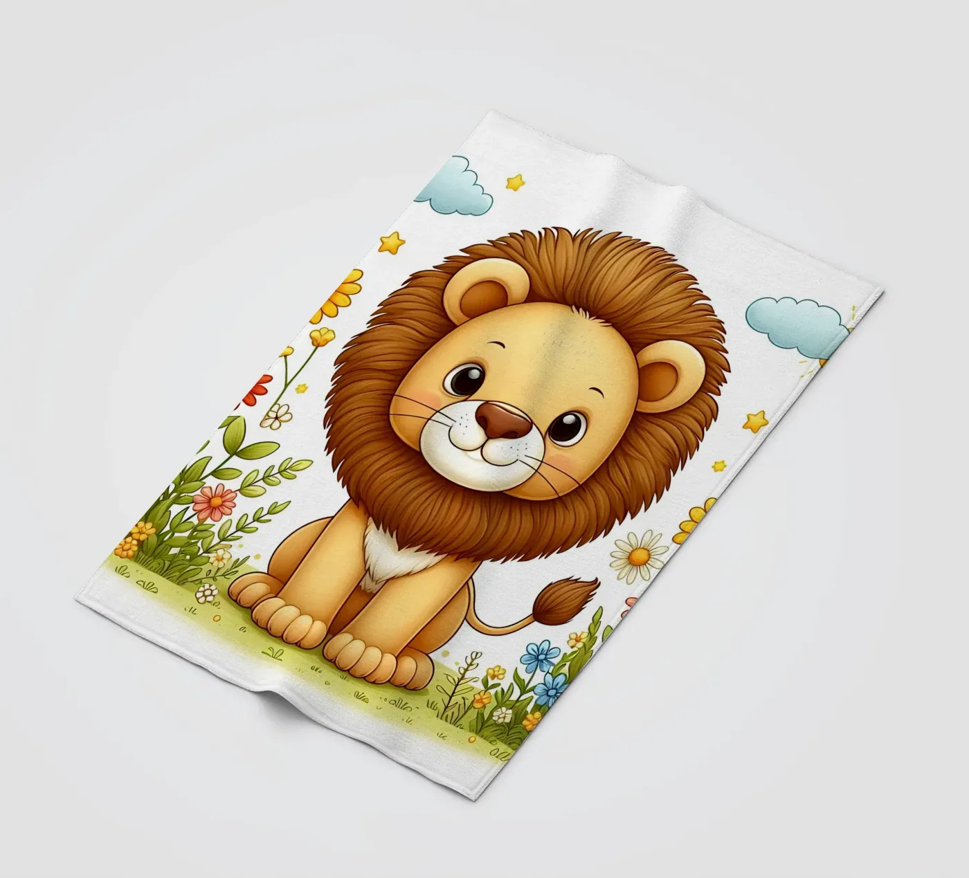 Löwe Fleecedecke von hunde-katzen-tiere