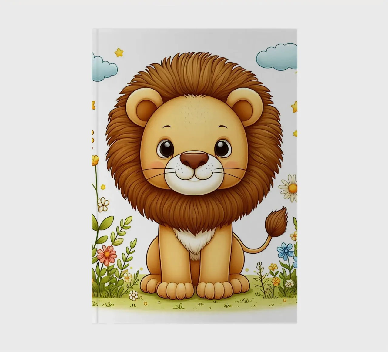 Lion notebook by hunde-katzen-tiere