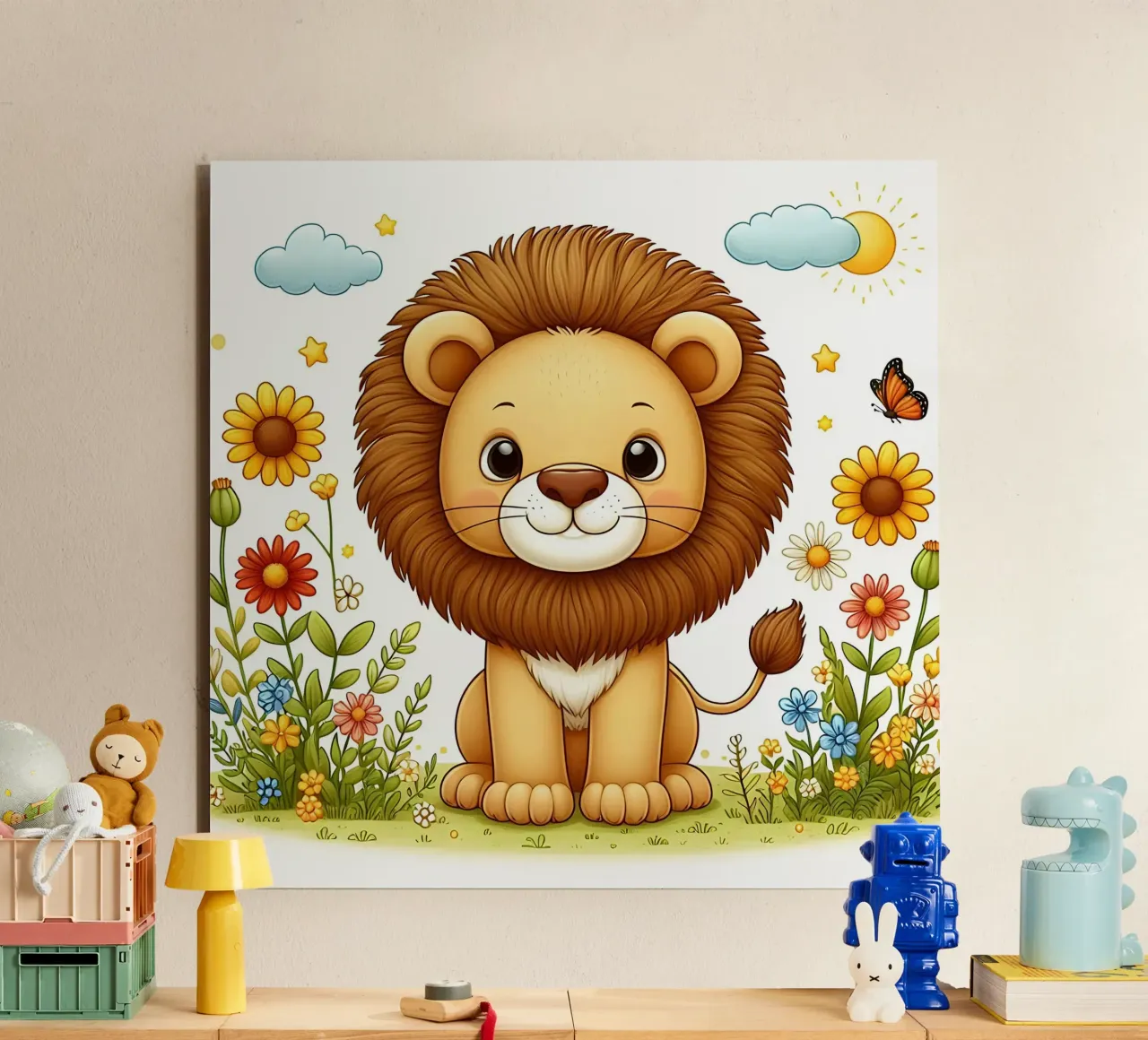 Leone alluminio dibond da hunde-katzen-tiere