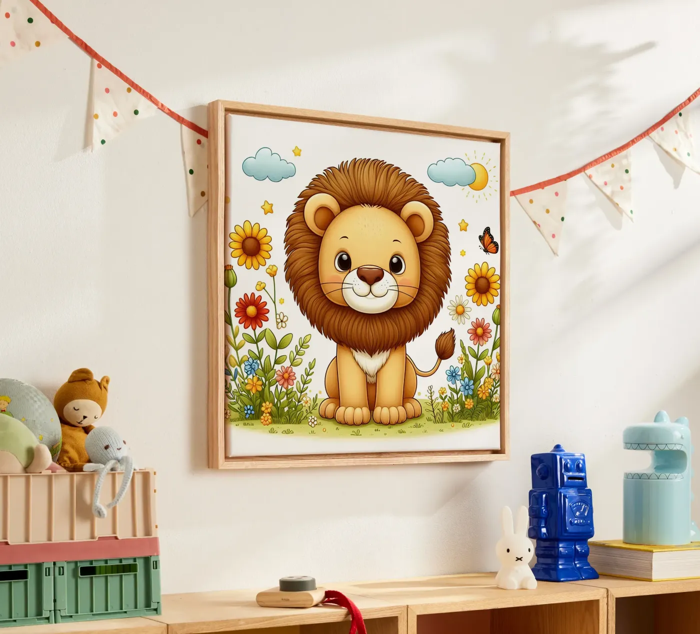 Lion canvas by hunde-katzen-tiere