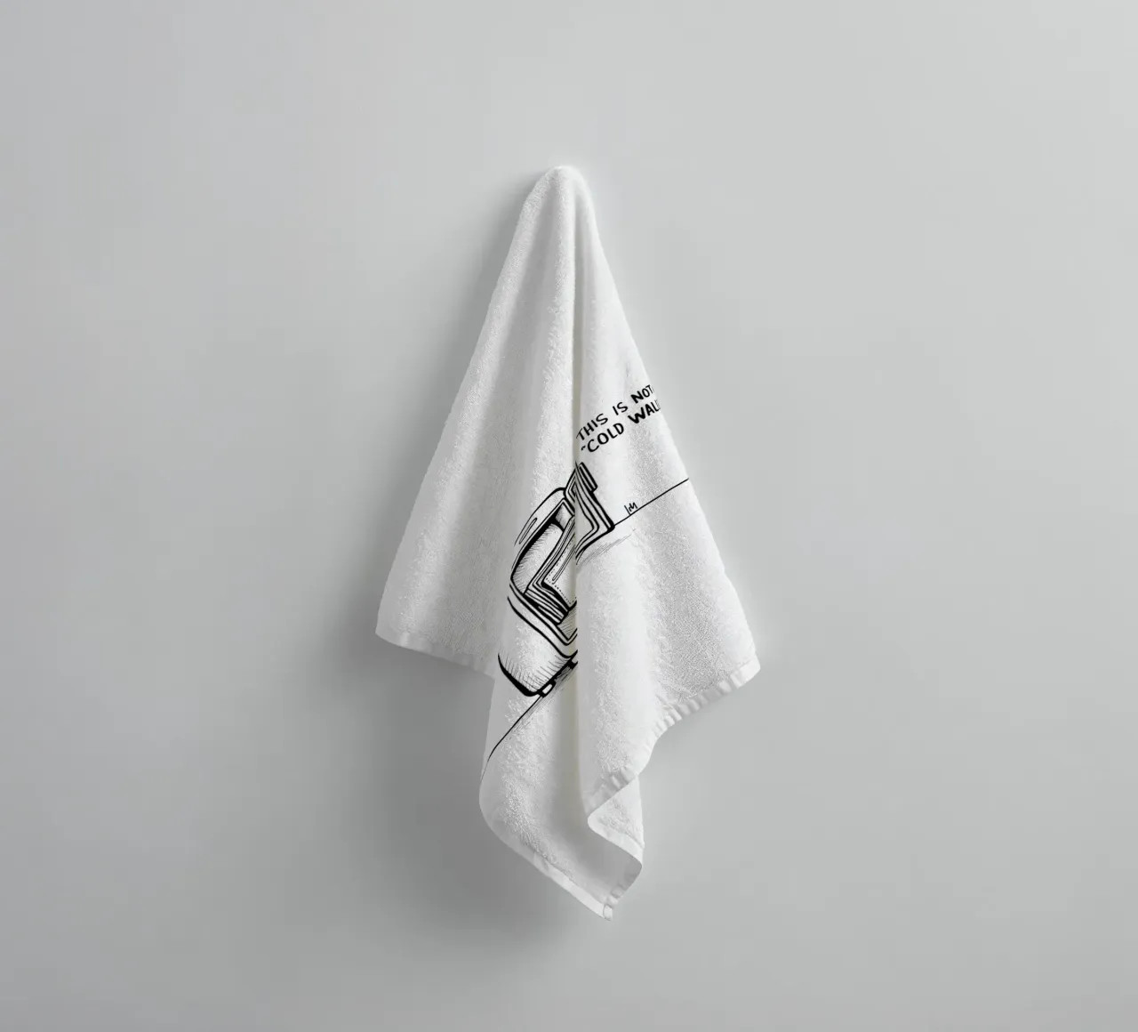 RRRRrrrr_Cold Wallet Story 1 asciugamano da bagno da Crypto_Jungle