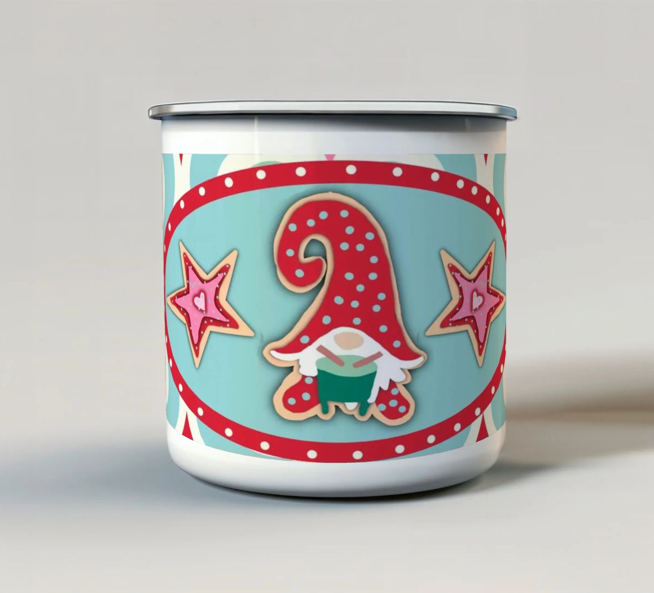 Plätzchen Träumchen tazza in smalto da Miris bunte Modewelt