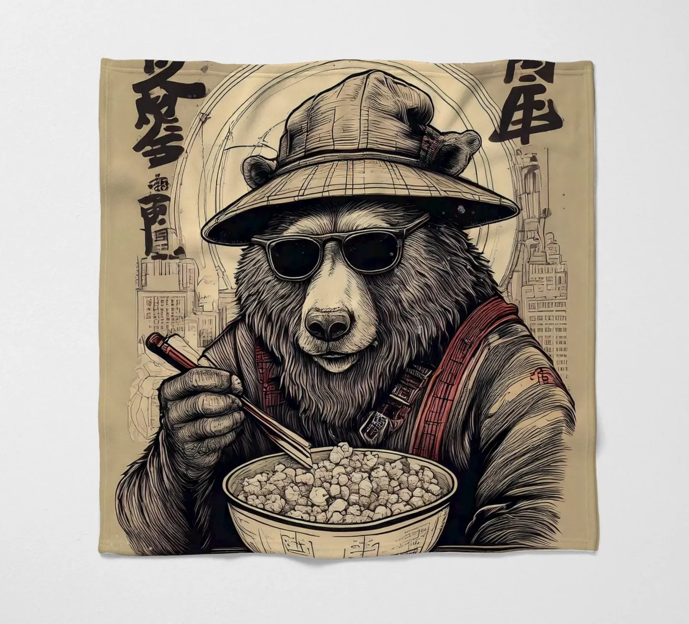 Ours Bob Fleecedecke von tylerstudio