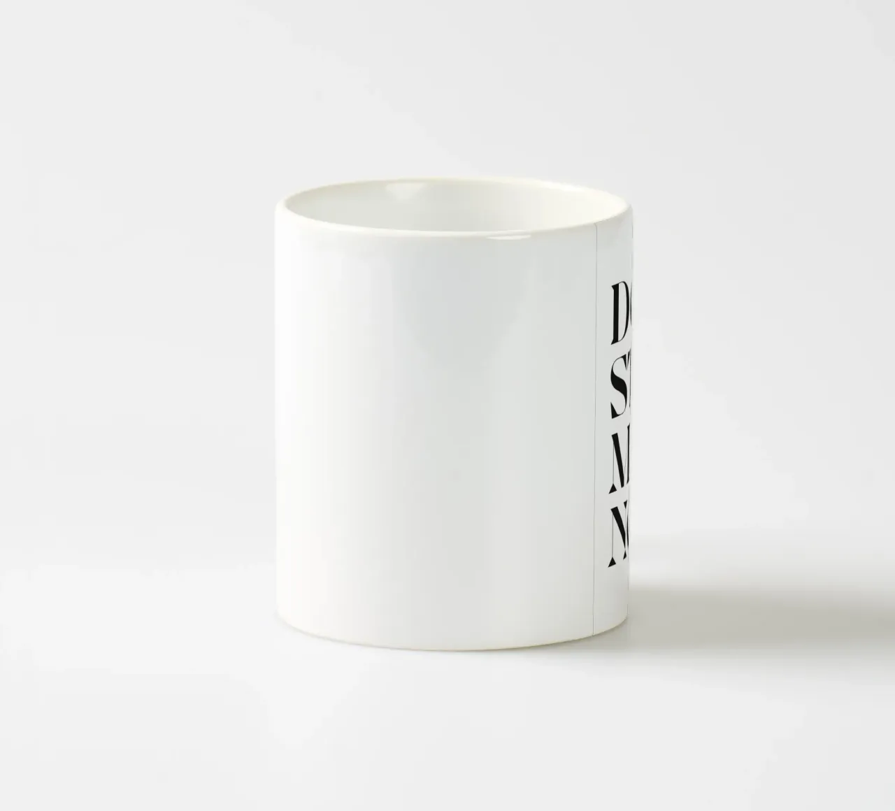 NON FERMARMI ORA tazza in ceramica da n.4