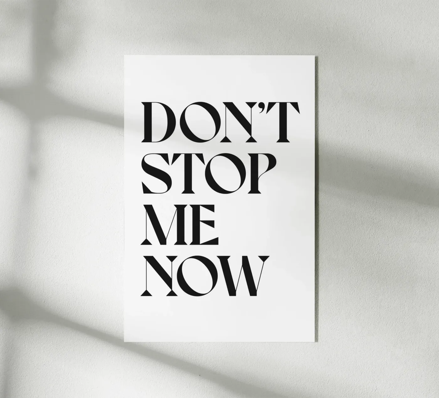 DON'T STOP ME NOW plexiglass da n.4