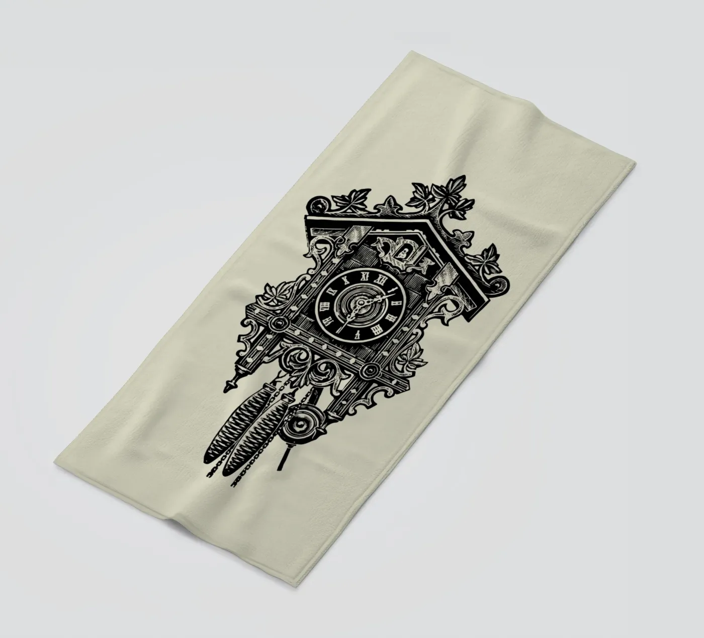 CUCKOO CLOCK Strandtuch von SMRT STUDIO