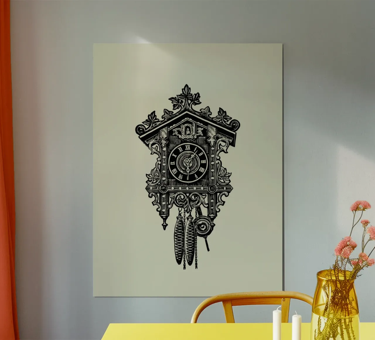 CUCKOO CLOCK carta hahnemühle da Einfach Uebel