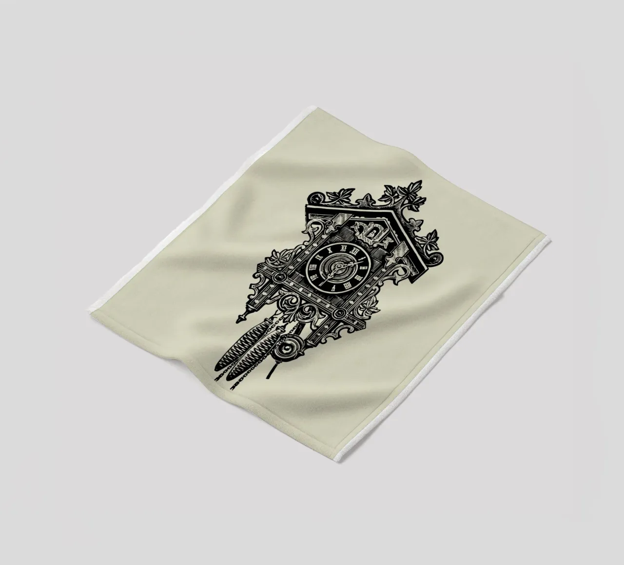 CUCKOO CLOCK coperta in pile da Einfach Uebel