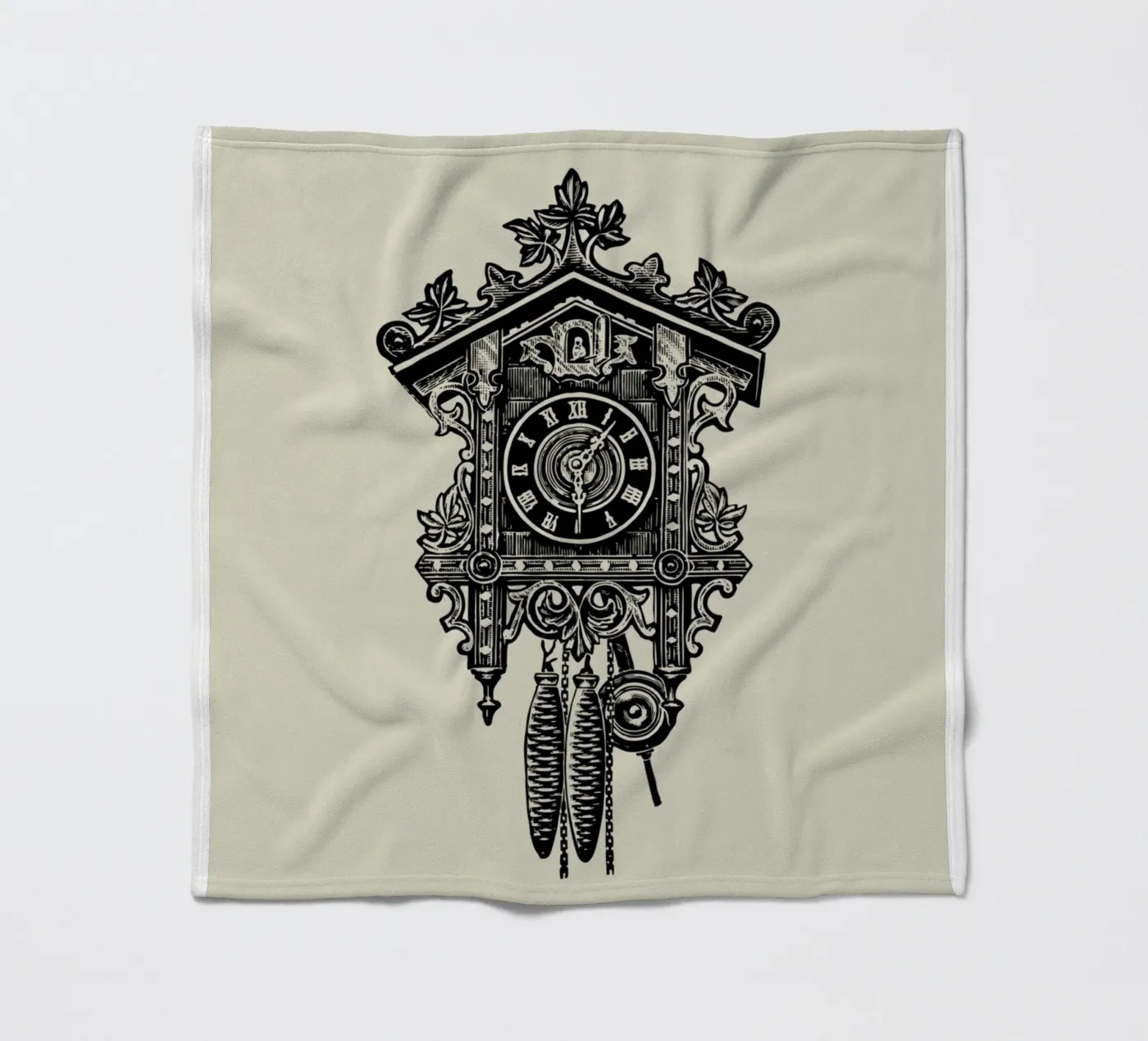 CUCKOO CLOCK coperta in pile da SMRT STUDIO