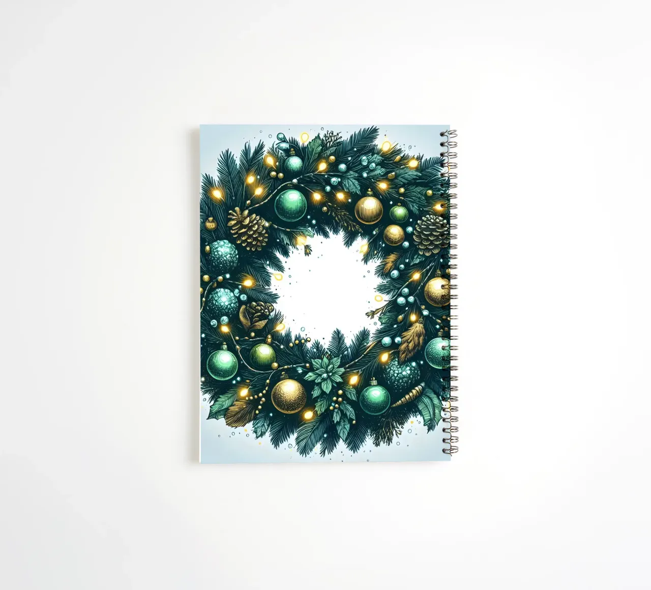NATALE PER GHIRLANDA diario ad anelli da ARTOMATIC