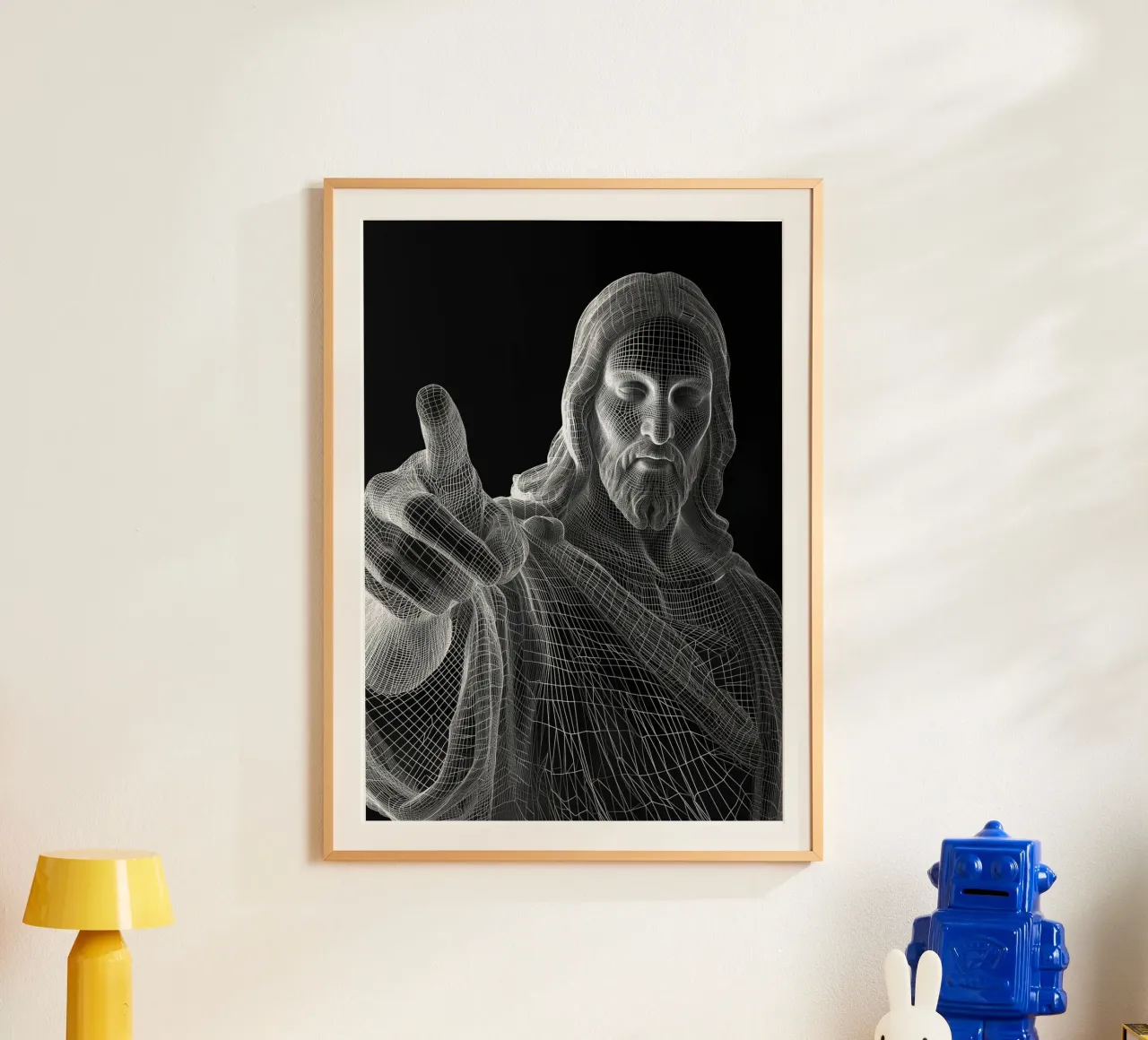 YOU CAN poster with aluminum frame by Einfach Uebel