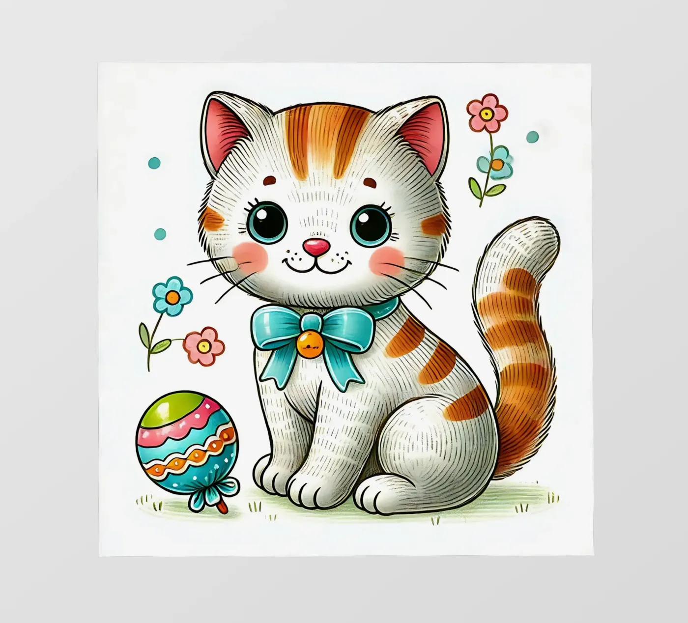 Cat fotobehang van hunde-katzen-tiere