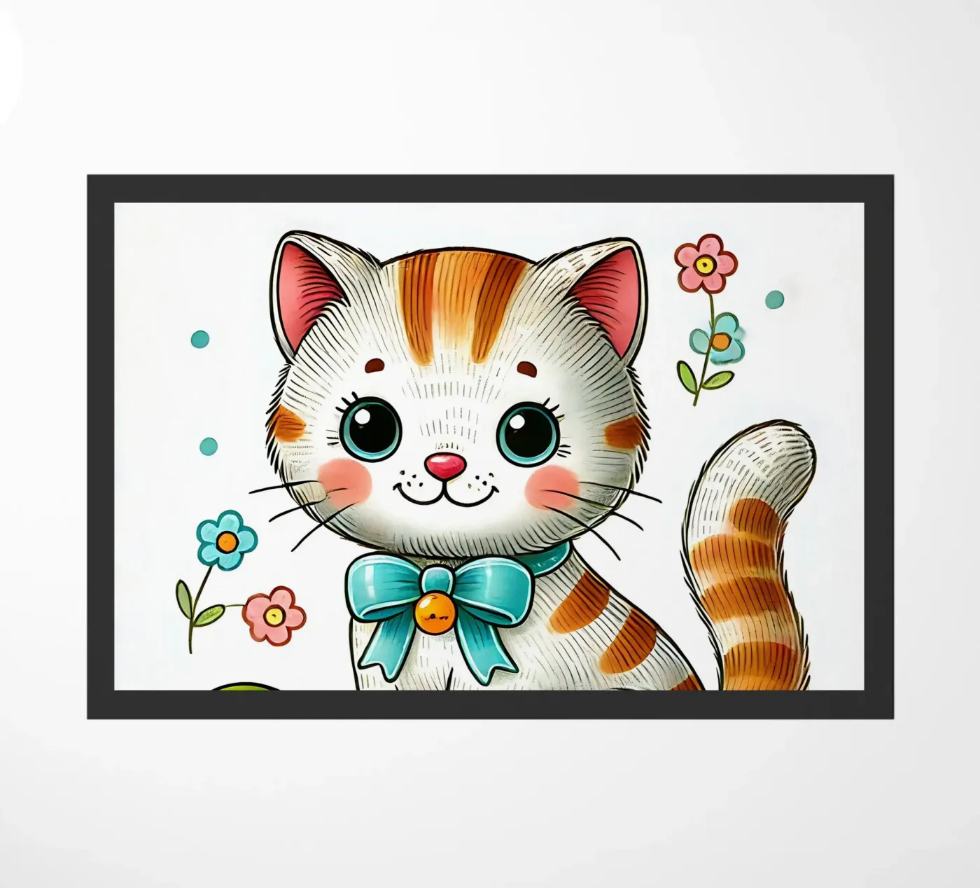 Cat doormat by hunde-katzen-tiere