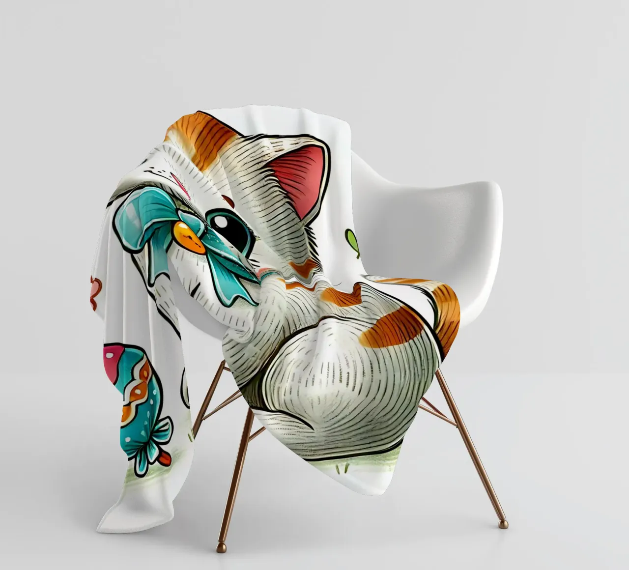 Katze Fleecedecke von hunde-katzen-tiere