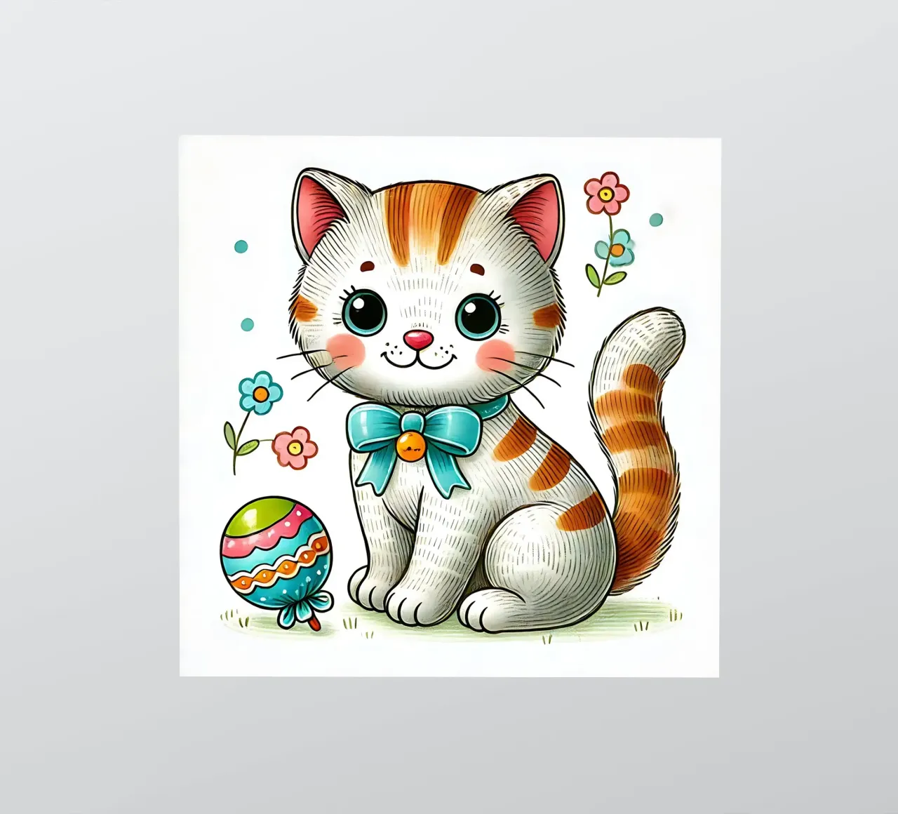 Cat sticker by hunde-katzen-tiere