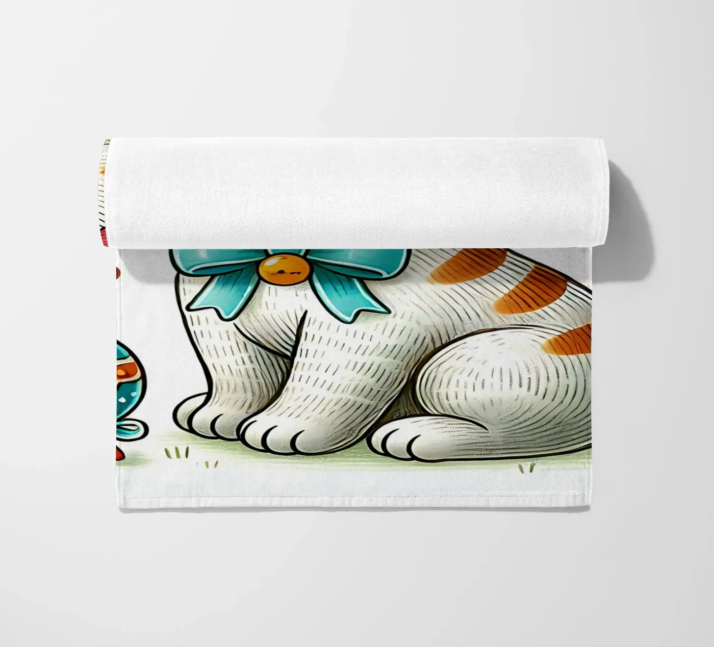 Cat beach towel by hunde-katzen-tiere