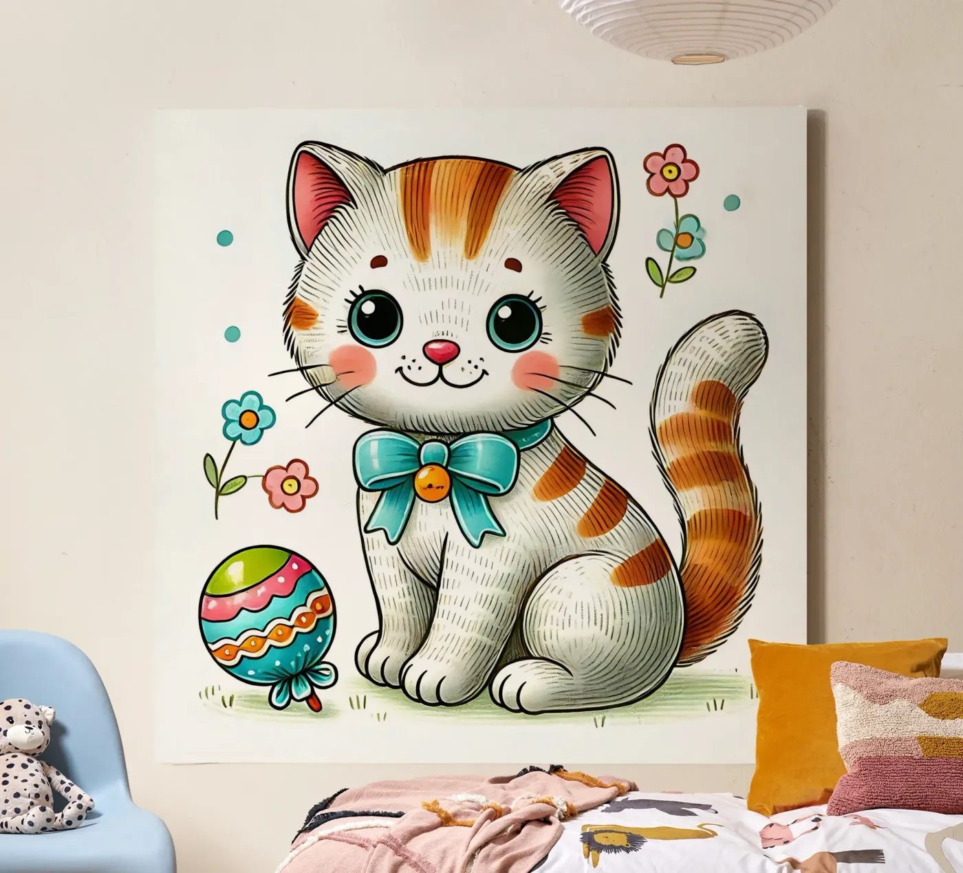 Kat canvas van hunde-katzen-tiere